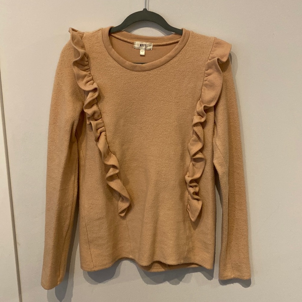 NYTT long sleeve shirt with ruffle detail